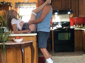 Mature Milf Fucked in the Kitchen